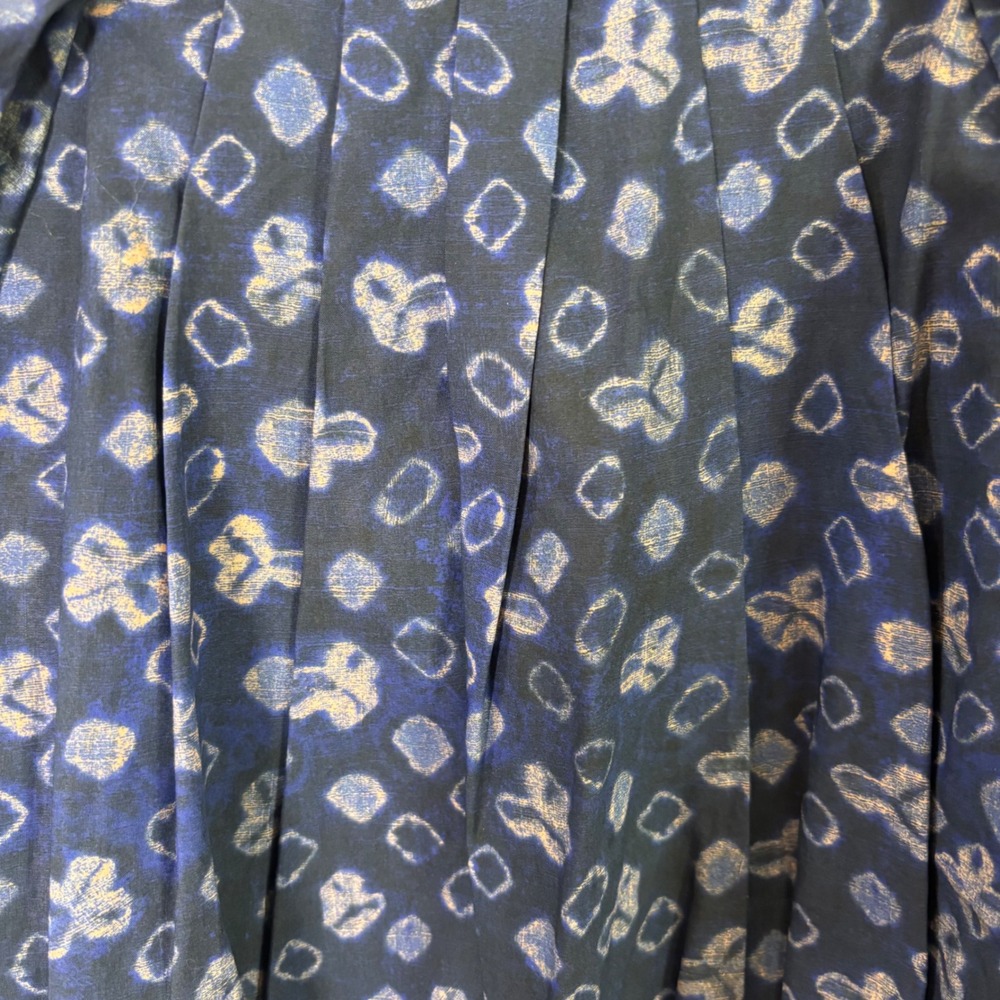 Ulla Johnson Womens Blouse Sz 2 Blue Puff Sleeve Cotton Shirt Cottagecore - Picture 8 of 10